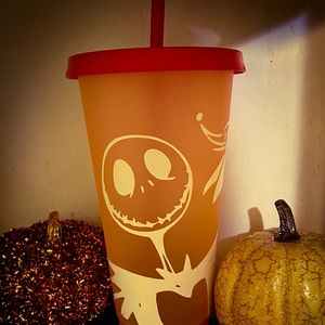 Jack and zero color change tumbler.